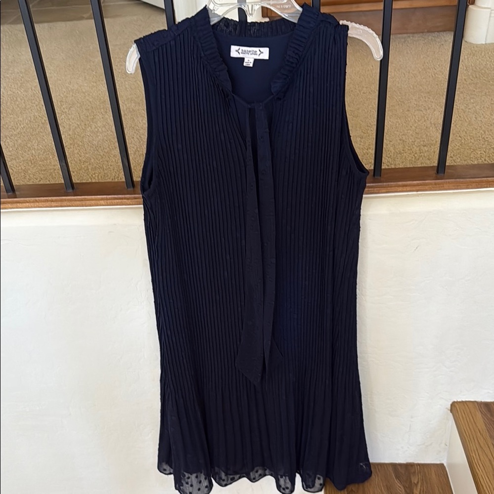 Nanette Lepore Navy Sleeveless Dress
